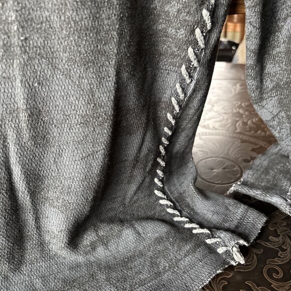 VINTAGE MENS AFFLICTION THERMAL LONGSLEEVE REVERSIBLE DISTRESSED FIGHTER XL/XXL - Picture 10 of 10